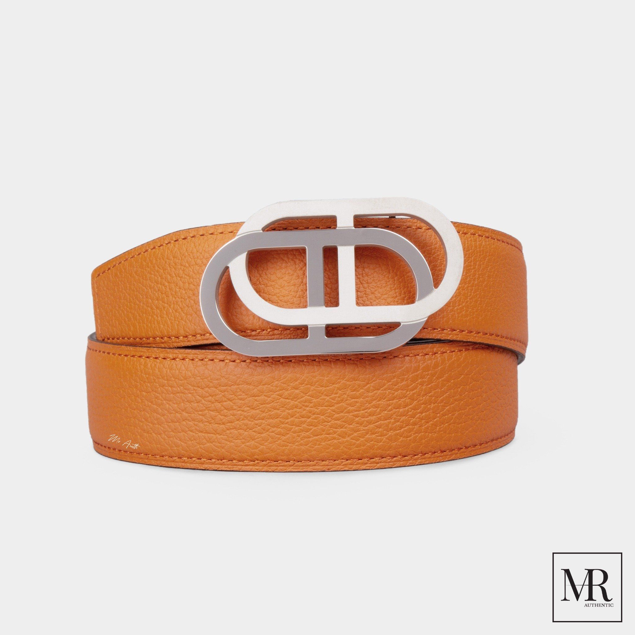 Thắt lưng Hermes Maillon Au Carre Belt Buckle & Sprint Band 32 mm.