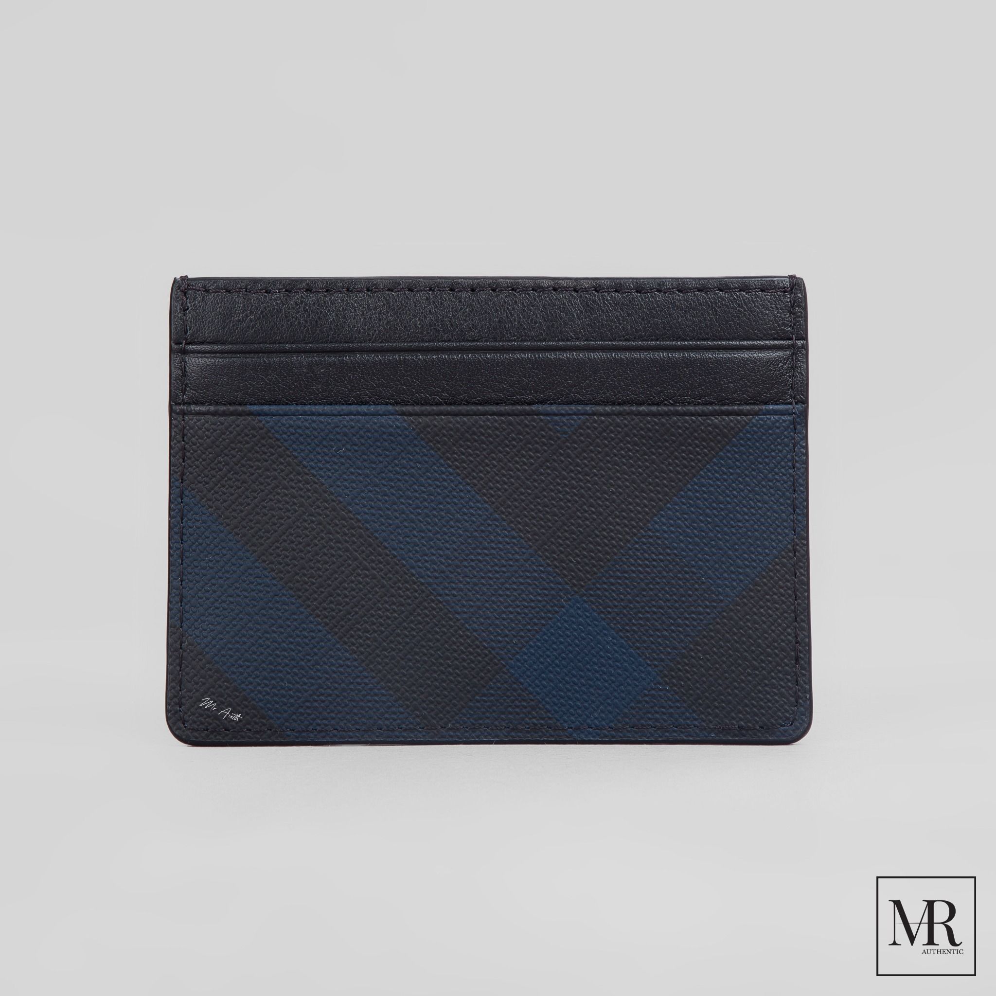 Ví Burberry London Check and Leather Card Case.