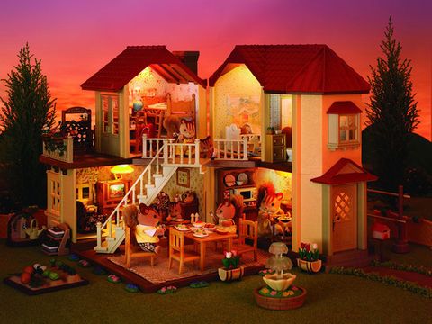  Nhà Phố Sáng Đèn Sylvanian Families 2752 City House with Lights 