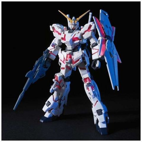  Lắp ráp đồ chơi Bandai RX-0 Unicorn Gundam Destroy Mode HGUC 1/144 Gunpla Model Kit 