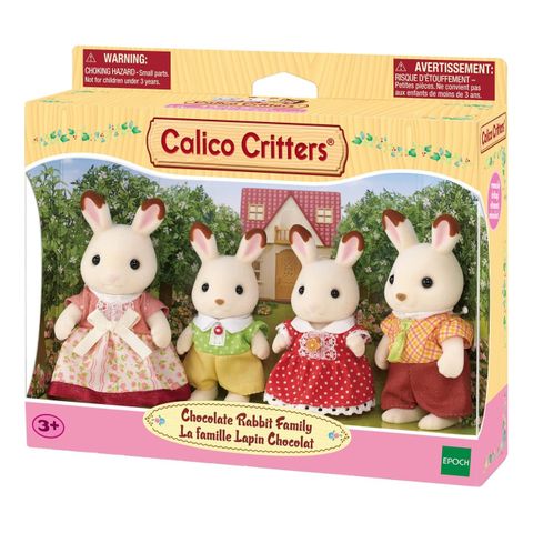  Đồ chơi búp bê gia đình thỏ Calico Critters Hopscotch Rabbit Family 