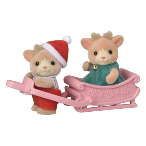  Đồ chơi búp bê gia đình tuần lộc Calico Critters Reindeer Family 