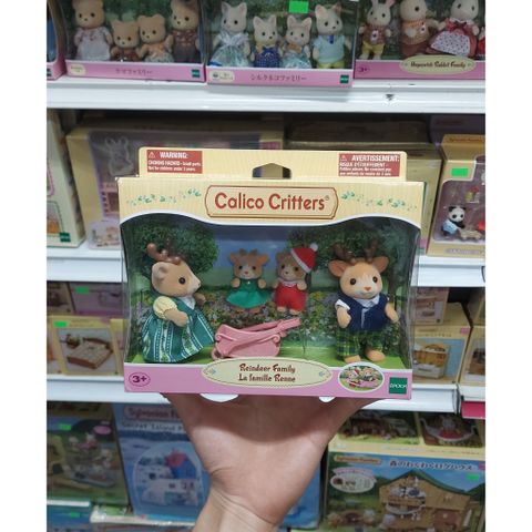  Đồ chơi búp bê gia đình tuần lộc Calico Critters Reindeer Family 