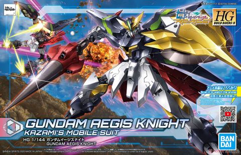  Đồ chơi Gundam Lắp Ráp HGBD:R Gundam Build Divers Re: RISE Aegis Knight 