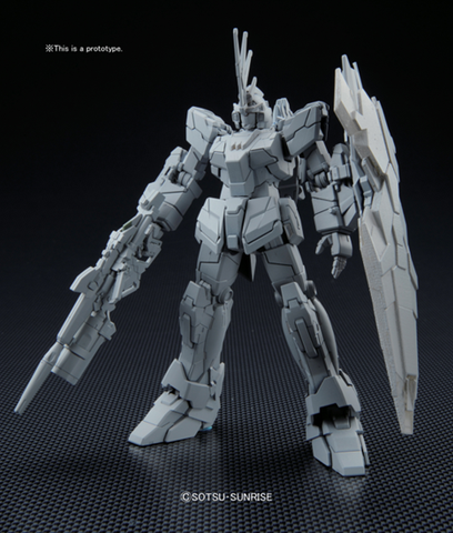  Lắp ráp Gundam Bandai HG Unicorn 02 Banshee Norm Plastic Model Kit 