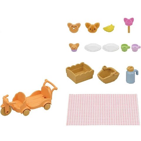  Đồ chơi Sylvanian Families DF-24 Nakayoshi Picnic Doll and Furniture Set 