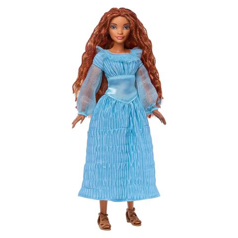  Đồ chơi búp bê Disney The Little Mermaid Ariel Fashion Doll on Land in Signature Blue Dress 