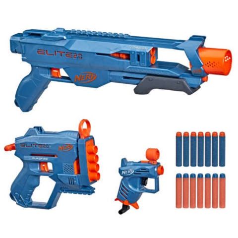  Đồ chơi trẻ em Nerf Elite 2.0 Loadout Combo Pack 3x Blaster Technician Quadfire 