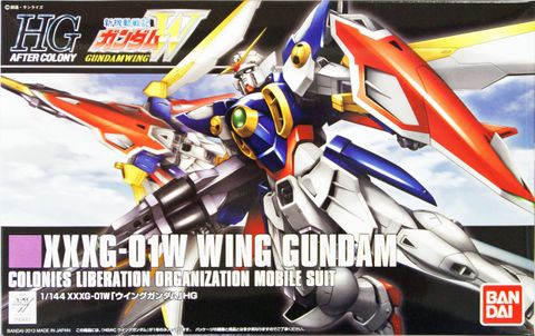  Đồ chơi lắp ráp mô hình Bandai XXXG-01W Wing Gundam HGAC 1/144 Gunpla 