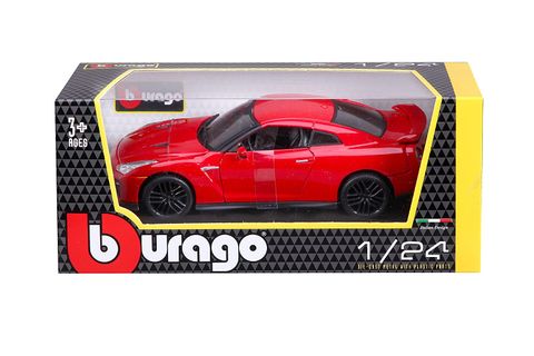  2017 Nissan GT-R R35 Red 1:24 Model 