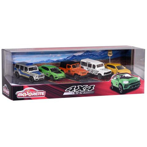  Bộ 5 Xe Mô Hình MAJORETTE SUV 5 Pieces Giftpack 