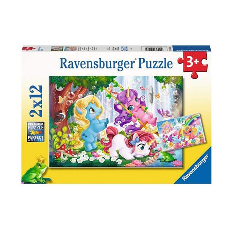  Xếp hình puzzle Unicorns at Play 2 bộ 12 mảnh  RAVENSBURGER RV050284 
