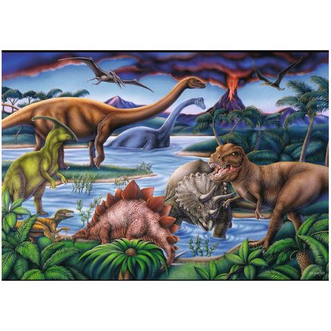  Xếp hình puzzle Dinosaur Playground 35 mảnh Ravensburger RV08613 