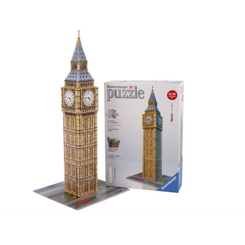  Xếp Hình Puzzle Ravensburger 3D Tháp Đồng Hồ Big Ben RV125548 