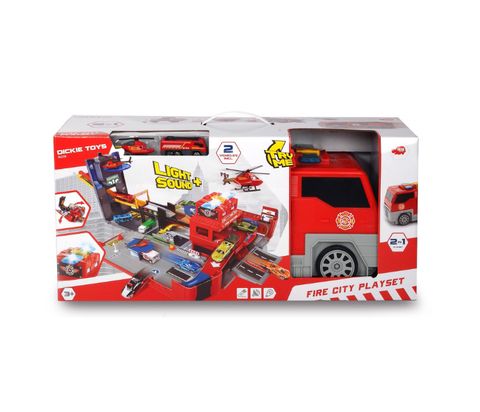  Bộ Đồ Chơi Mô Hình Cứu Hỏa DICKIE TOYS Fire City Playset 