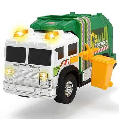  Đồ Chơi Xe Rác Dickie Toys Recycle Truck màu xanh 30cm 