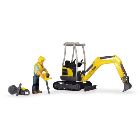  Bộ Đồ Chơi Xe Xây Dựng DICKIE TOYS Playlife-Excavator Set 203832005 