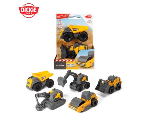  Bộ Đồ Chơi Xe Xây Dựng DICKIE TOYS Micro Team 