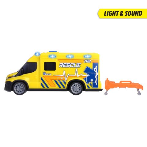  203713014 Đồ Chơi Xe Cứu Thương DICKIE TOYS Iveco Daily Ambulance 