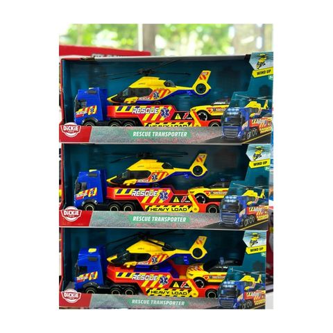  203717005 Bộ Đồ Chơi Xe Tải Cứu Hộ DICKIE TOYS Rescue Transporter 