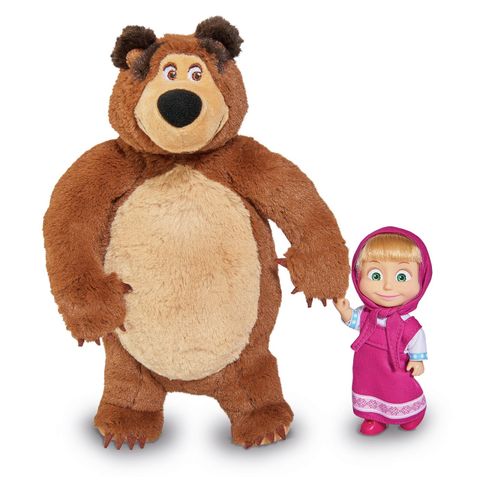  Bộ Đồ Chơi Búp Bê Và Gấu Masha and the Bear Masha Set 