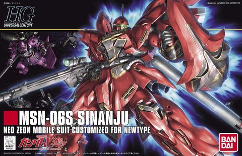  Đồ chơi lắp ghép 1/144 HGUC SINANJU 