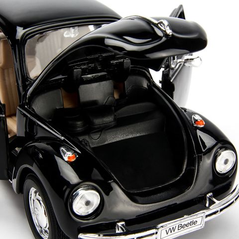  Mô hình oto Volkswagen VW Classic Beetle year 1950 black 