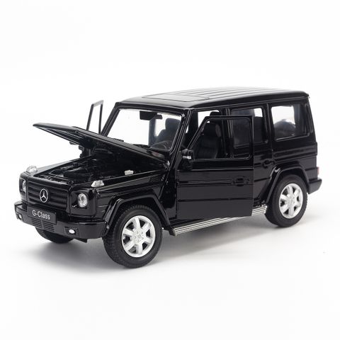  Mô hình xe Mercedes G500 1:24 Welly 24012W- Black 