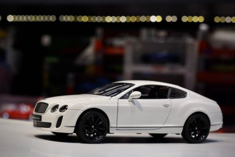  Mô hình oto Welly NEX 1:24 Bentley Contunental Supersports Gray Mini 