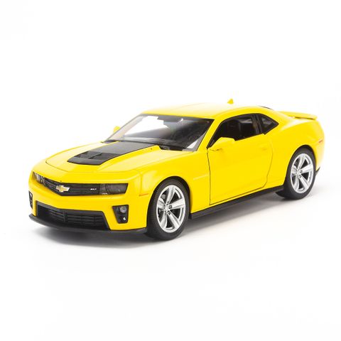  Mô hình xe Chevrolet Camaro ZL1 1:24 Welly-24042W- Yellow 