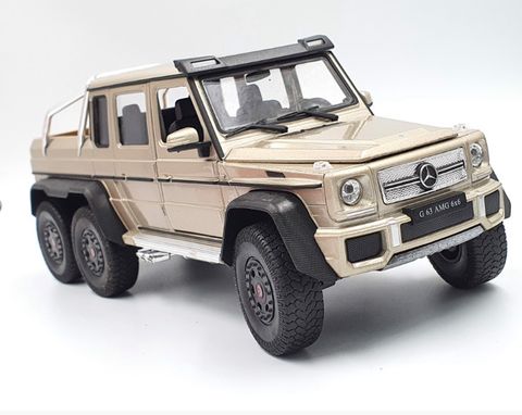  Đồ chơi mô hình xe Mercedes Benz G63 AMG 6X6 1:24 màu Gold 