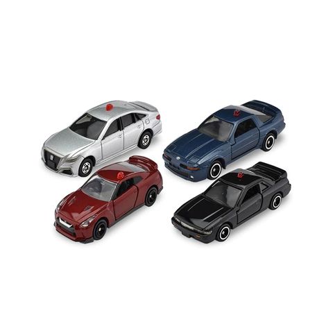  Set 4 mô hình xe Tomica Gift Unmarked Patrol Car Set for Mar 23 