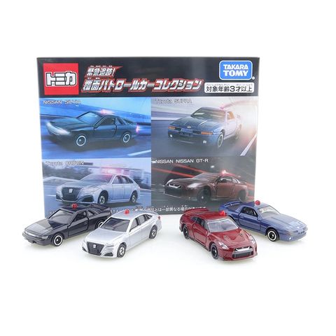  Set 4 mô hình xe Tomica Gift Unmarked Patrol Car Set for Mar 23 