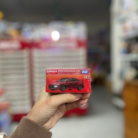  Đồ chơi mô hình xe Tomica PREMIUM 02 MITSUBISHI LANCER EVOLUTION FINAL (ĐỎ) 