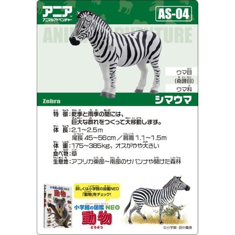  Đồ chơi mô hình ngựa vằn AS-04 Zebra 