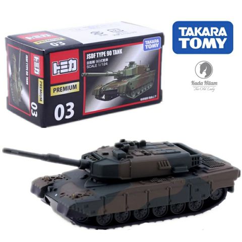  Mô hình đồ chơi xe tăng Tomica Premium 03 JSDF Type 90Tank 