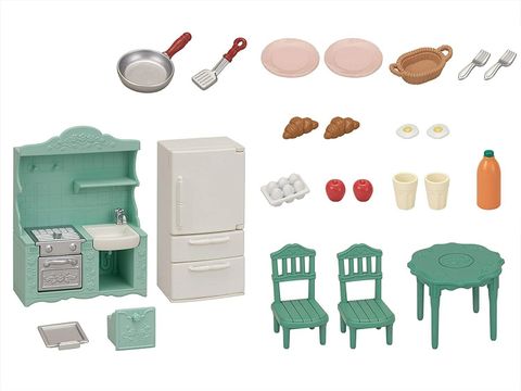  Sylvanian Families KA-198 Phòng ăn Trang nhã Dinning Room Set 