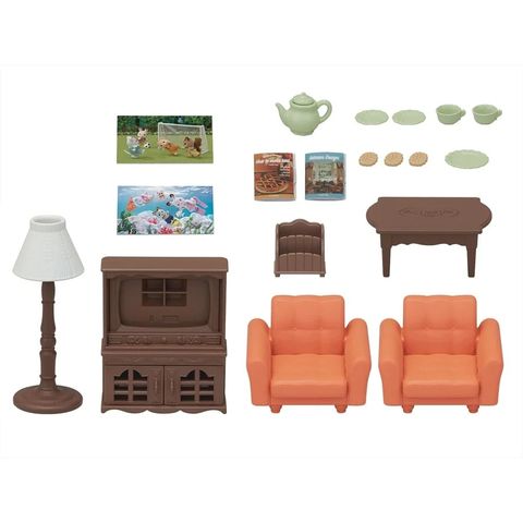  Sylvanian Families KA-199 Nội thất Phòng khách Living Room Set 