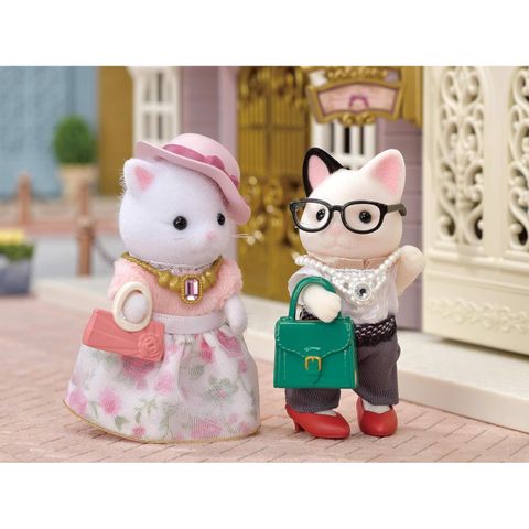  Bộ đồ chơi búp bê thời trang TVS-9 Sylvanian Families street fashion coordination set-Persian cat sister 