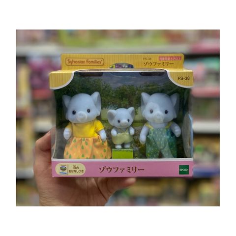  Đồ chơi búp bê gia đình voi FS-38 Doll Elephant Family 