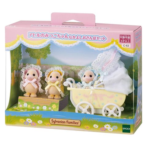  C-63 Sylvanian Families Seasonal Duck Mitsugo Sanpo Set 