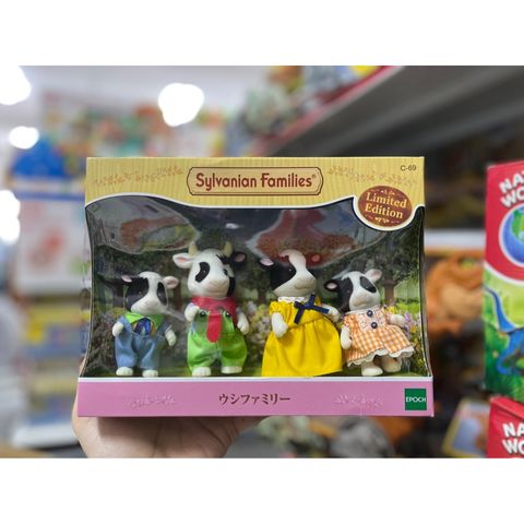  C-69 Cow Family Calico Critters Sylvanian Families 