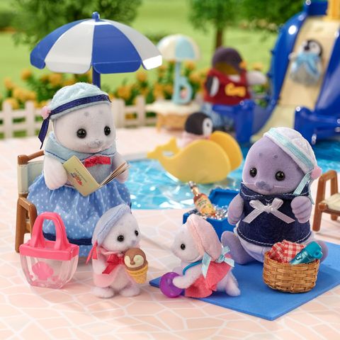  Bộ đồ chơi búp bê gia đình FS-51 Sylvanian Families Seal Family Doll Set 