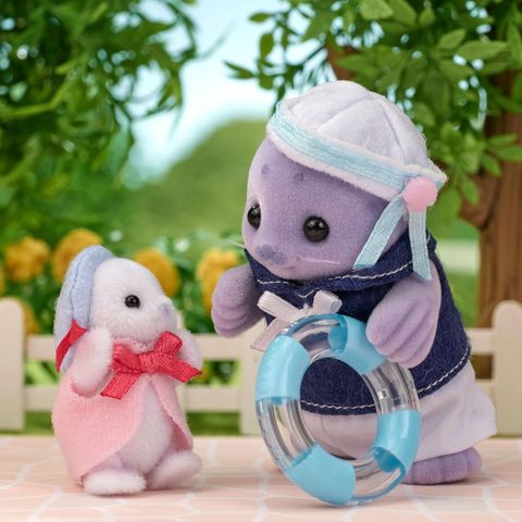  Bộ đồ chơi búp bê gia đình FS-51 Sylvanian Families Seal Family Doll Set 