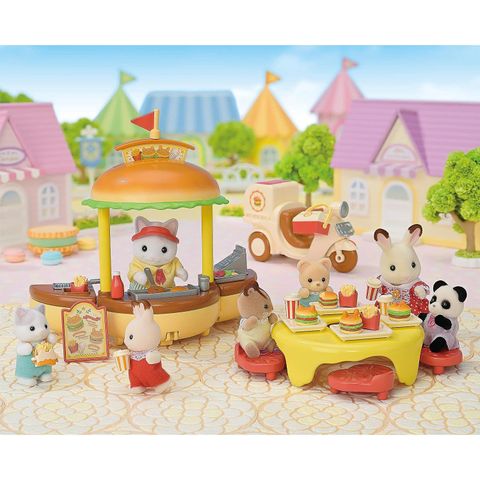  Sylvanian Families Amusement Park Shop Hamburger Wagon MI-91 