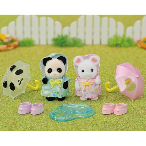  S-74 Sylvanian Families Hoikuen Nakayoshi Baby Set Mark Certified 