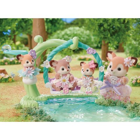  Đồ chơi búp bê FS-56 Sylvanian Families baby Deer Doll & Furniture Set 