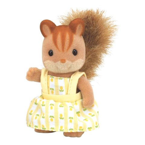  Đồ chơi búp bê Walnut squirrel family Girl of Sylvanian Families doll 