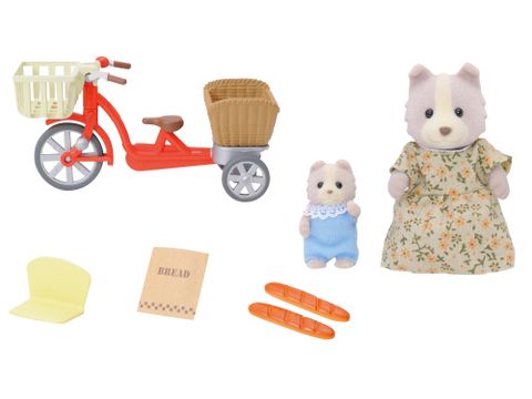  Đồ chơi Sylvanian Families Đạp Xe Cùng Mẹ 4281 Cycling With Mother 