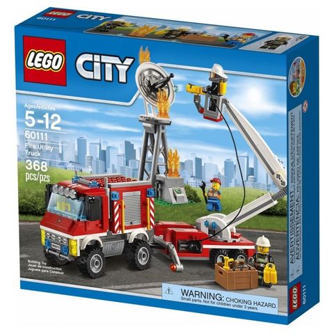  Lego City 60111 Xe bán tải cứu hỏa 